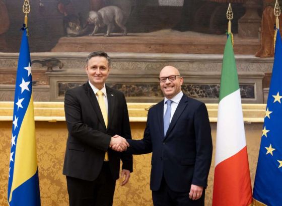 Bećirović predložio da Parlament Italije usvoji rezoluciju podrške nezavisnosti i suverenitetu BiH
