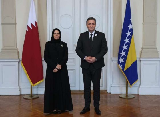 Bećirović se zahvalio Državi Katar na podršci za usvajanje Rezoluciji o genocidu u Srebrenici