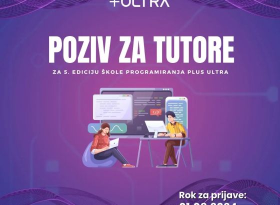 Budite volonter besplatne "Škole programiranja Plus Ultra"