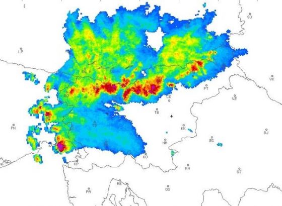 Nevrijeme pogodilo Sloveniju, kreće se prema Hrvatskoj