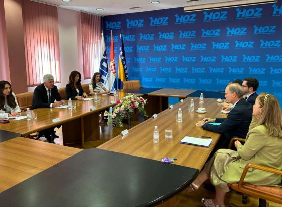 Čović s Troccazom o europskom putu Bosne i Hercegovine