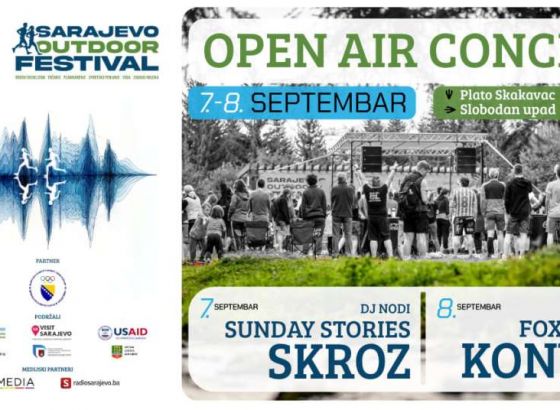 Sarajevo Outdoor Festival na Skakavcu 7. i 8. septembra