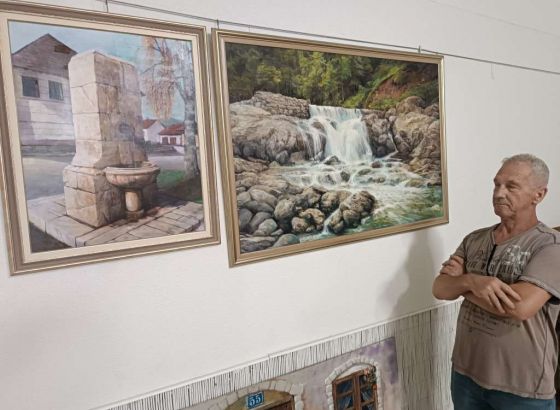 Zeničanin Hilmo Kahrić-Hils dio novca od izložbe namijenio za kapiju galerije Udruženja "Naš most"