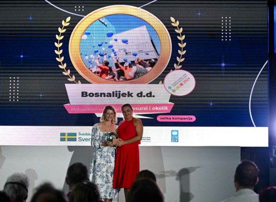 Bosnalijek dobitnik Nagrade za biznis lidere održivog razvoja u BiH za 2024. godinu