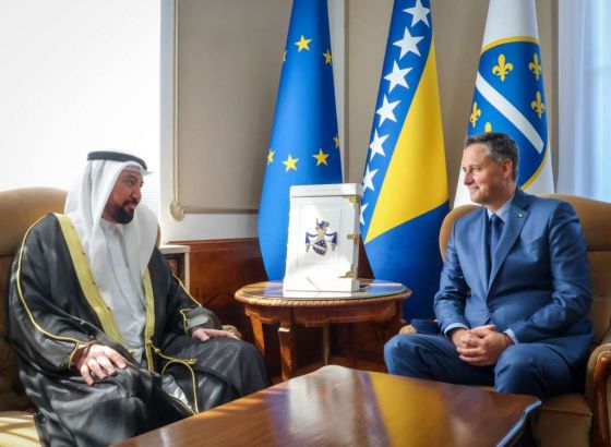 Bećirović primio u oproštajnu posjetu ambasadora Države Kuvajt u BiH
