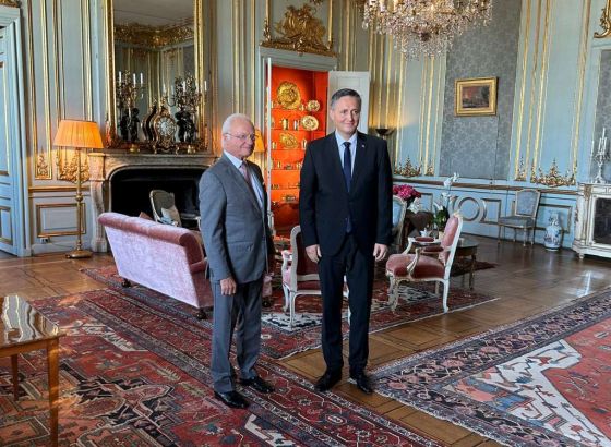 Kralj Švedske Carl XVI Gustaf primio u audijenciju predsjedavajućeg Predsjedništva BiH Denisa Bećirovića