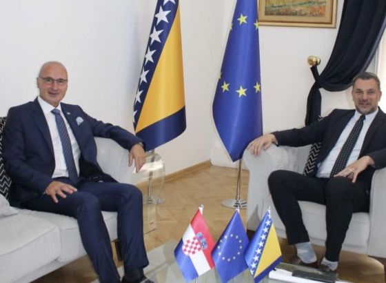 Konaković se sastao s hrvatskim ministrom vanjskih i europskih poslova Grlićem Radmanom