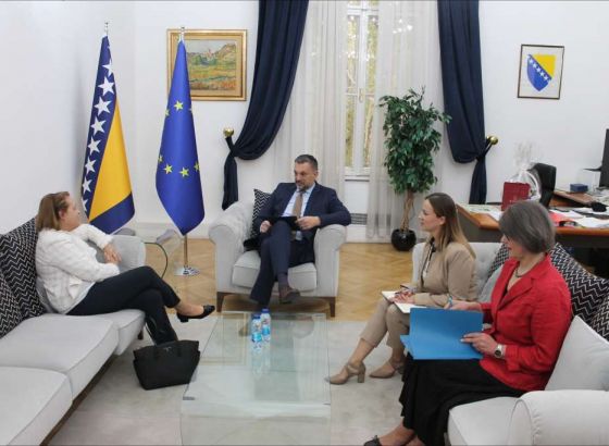 Konaković primio u nastupnu posjetu ambasadoricu Belgije