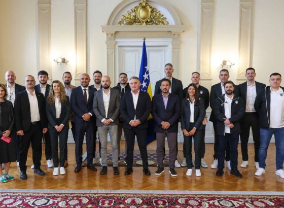 Komšić ugostio izaslanstvo Dubai Basketball Club-a povodom međunarodnog turnira "Mirza Delibašić"