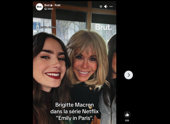 Supruga francuskog predsjednika Brigitte Macron debituje na Netflixu