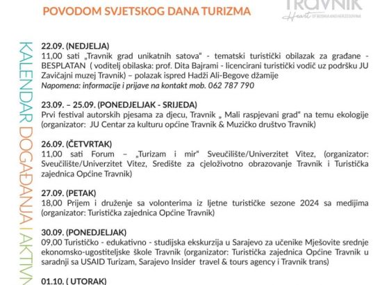 Dani turizma u Travniku