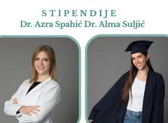 Objavljen konkurs za dodjelu stipendija dr. Azra Spahić i dr. Alma Suljić za akademsku 2024/25