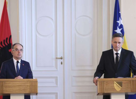 Albanski predsjednik Begaj s članovima Predsjedništva BiH: Jačanje bilateralne i regionalne suradnje