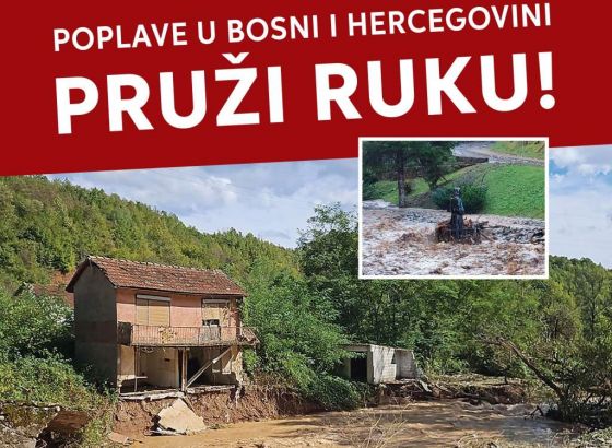 Hrvatski Caritas prikupio još 160.000,00 eura pomoći za stradale u poplavama u BiH
