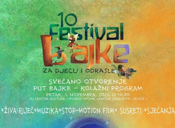 Kolažni program 'Put bajke' otvara deseti Festivala bajke za djecu i odrasle