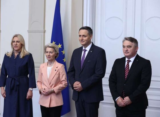 Ursula von der Leyen susrela se sa članovima Predsjedništva BiH
