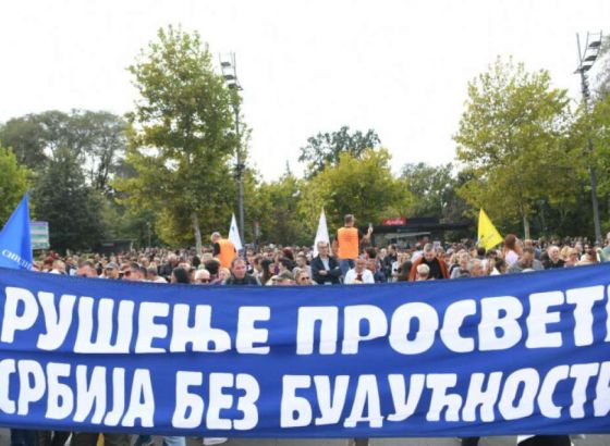 Štrajk u školama širom Srbije, sindikati prosvjeduju u Beogradu