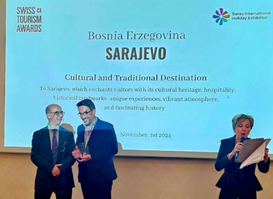 Turističkoj zajednici KS u Luganu uručena nagrada 'Swiss Toursim Award'