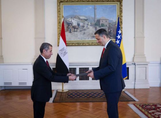 Bećirović primio akreditivno pismo novoimenovanog ambasadora Egipata