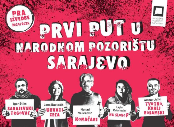 Sezona praizvedbi u Narodnom pozorištu Sarajevo - U fokusu domaći tekstovi i autori