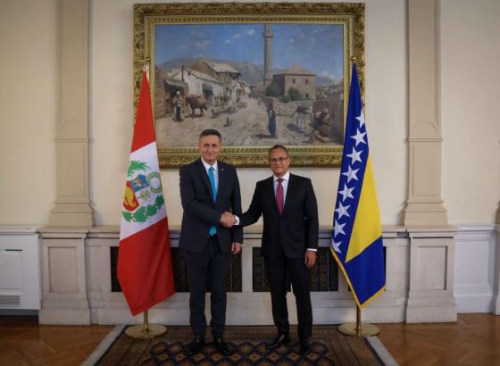 Bećirović primio novoimenovanog ambasadora Republike Peru za BiH
