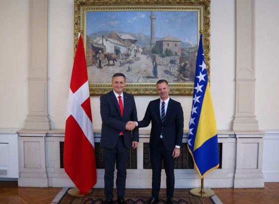 Bećirović primio akreditivno pismo novoimenovanog ambasadora Kraljevine Danske u BiH
