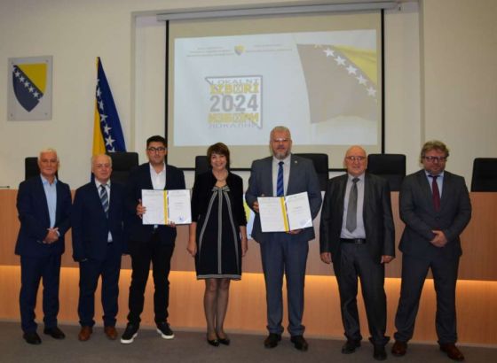 Dodijeljen mandat načelnika Općine Vogošća Migdadu Hasanoviću