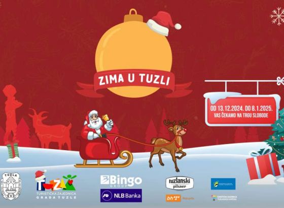 Brojni sadržaji na manifestaciji 'Zima u Tuzli', od 13. decembra 2024. do 8. januara 2025.