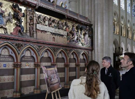 Macron obišao obnovljenu katedralu Notre Dame