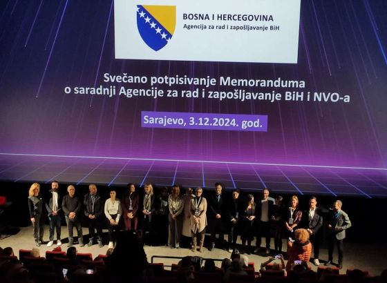 Agencija za rad i zapošljavanje BiH potpisala Memorandum o saradnjI sa nevladinim organizacijama