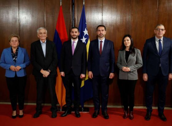 Članovi Zajedničkog kolegija PSBiH razgovarali s potpredsjednikom Parlamenta Armenije