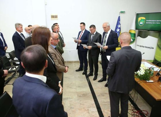 Amir Kurtić iz SDA predsjedavajući, a Amir Pilav iz SDP-a zamjenik predsjedavajućeg OV Tešanj