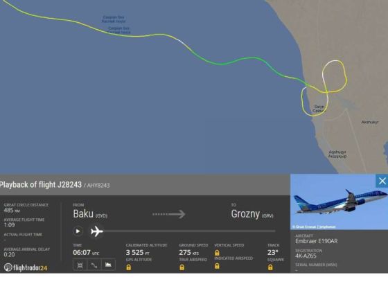 Azerbejdžanski putnički avion srušio se u blizini grada Aktau u Kazahstanu