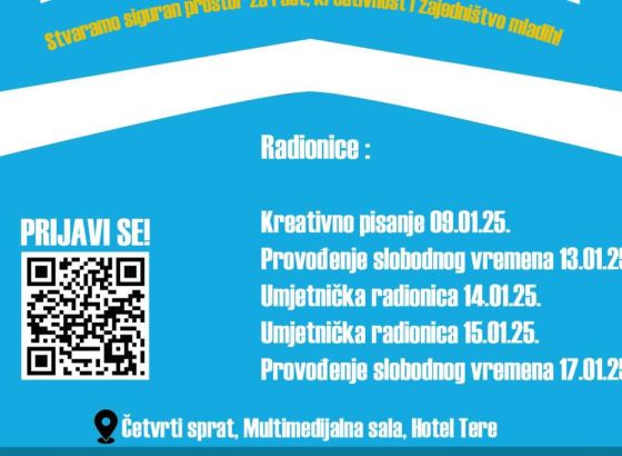 Kreativne i edukativne radionice za mlade Mostarce