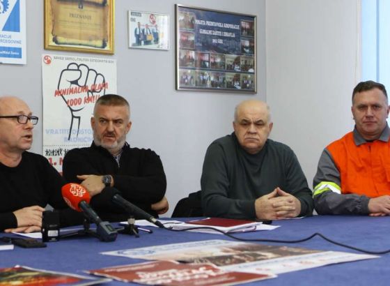 KO SSSBiH ZDK podržava odluku Vlade FBiH o povećanju minimalne plaće