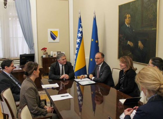 Komšić i Soreca razgovarali o napretku BiH u procesu evropskih integracija