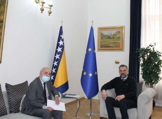 Konaković primio u oproštajnu posjetu ambasadora Alžira u BiH Teufika Milata