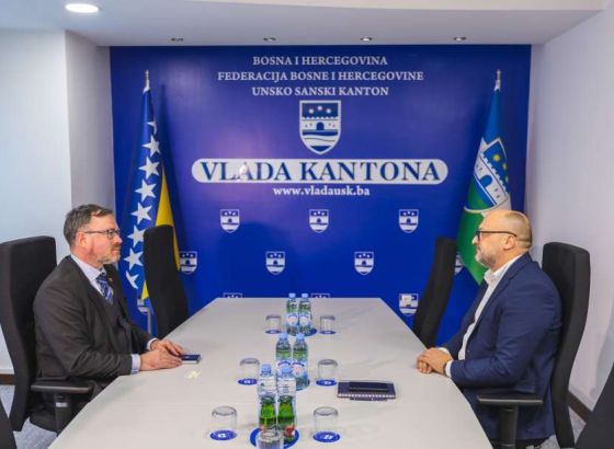 Bihać: Ambasador Sedar i premijer Hušić o lakšem prelasku granica i EU integracijama