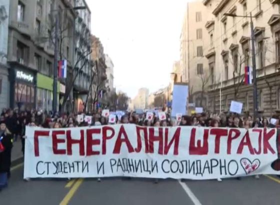 U Srbiji počeo generalni štrajk