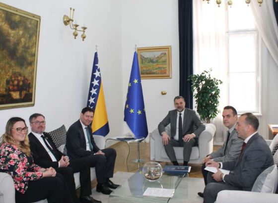 Konaković se sastao sa specijalnim izaslanikom Slovenije za Zapadni Balkan Anžejom Frangešom