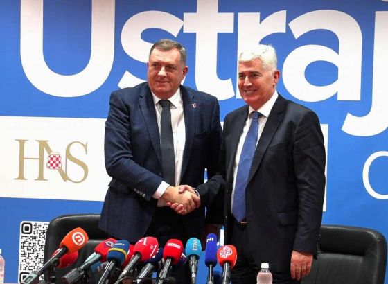 Čović i Dodik najavili nastavak političke suradnje HDZ-a BiH i SNSD-a
