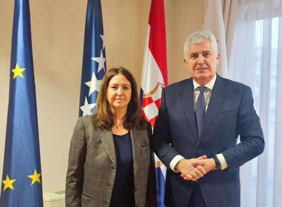 Čović se sastao s talijanskom veleposlanicom u BiH