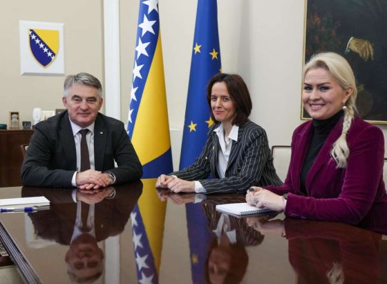 Komšić s ambasadoricama Španije i Kine: Važnost očuvanju mira i podrška evropskom putu