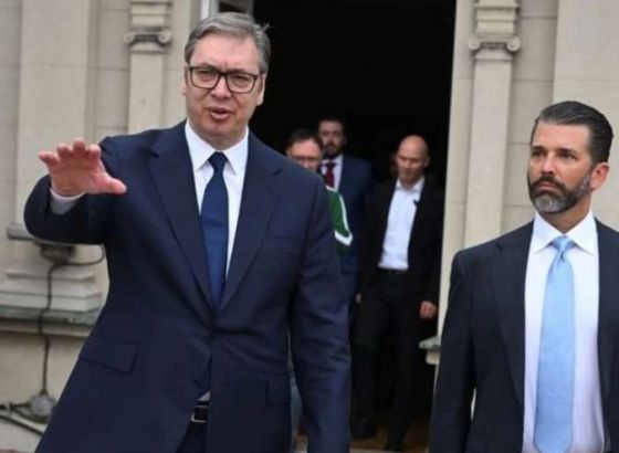 Vučić se sastao s Trampovim sinom u Beogradu