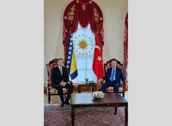 Bećirović na hitnom sastanku s predsjednikom Republike Turske Recepom Tayyipom Erdoğanom u Istanbulu
