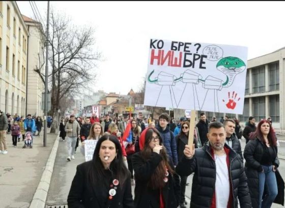 Sukob policije i studenata u Novome Sadu