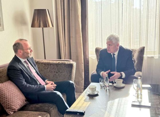 Čović i Weber: Prioritet je očuvati mir, stabilnost i teritorijalni integritet BiH
