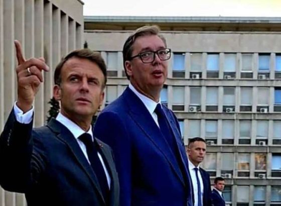 Francuski predsjednik Emmanuel Macron u travnju u posjetu Srbiji