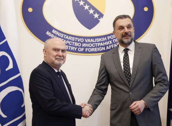 Sinirlioğlu nakon sastanka s Konakovićem: OSCE spreman podržati Bosnu i Hercegovinu u prevladavanju krize