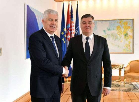Čović i Milanović o aktualnoj političkoj i sigurnosnoj situaciji u BiH